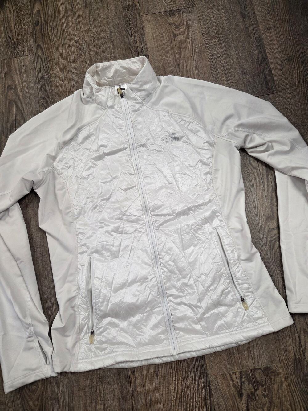 The North Face Flight Series Women's Pearl/Gray Full Zip Jacket Size XL